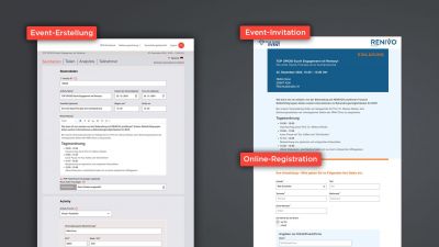 Self-Service Event-Landingpage Generator für Reps und MSL